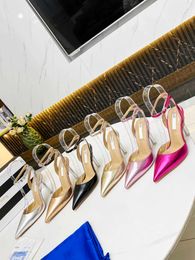 dress shoes Pineapple fashion designer sandals ankle strap wedding party dress pumps sandal luxury shoe woman high heels aquazzuras beaded stiletto heel slingback