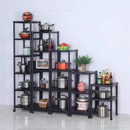 Kitchen shelving Floor-to-ceiling multilayer microwave rack with wheeled storage rack Multifunctional oven pot holder300 pounds on wheels