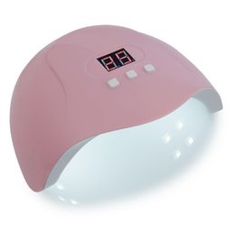 Nail Dryers 36W Pink Nail Dryer Machine UV LED Lamp Portable Micro USB Cable Home Use Nail UV Gel Varnish Dryer 18 LEDs Lamp Nail Art Tools 230706