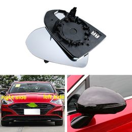 For Hyundai Sonata 10th Generation 2020 Door Wing Rear View Mirrors Lenses Outer Rearview Side Mirror Glass Lens with Heating