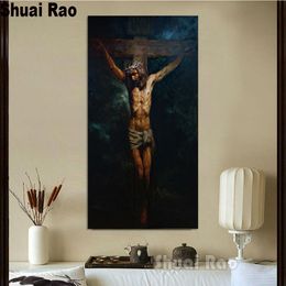 accessories Crucifixion by Jesus Diy Diamond Painting Full Square Diamond Embroidery Round 5d Cross Mosaic Pictures Christ Believer