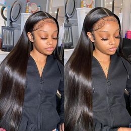 150% Density Long Straight Lace Front Human Hair Wigs Brazilian Human Hair Wigs For Black Women