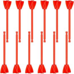 Jewelry Pouches 12 Pieces Epoxy Mixer Attachment For Drill Helix Paint Reusable Resin Stirrers