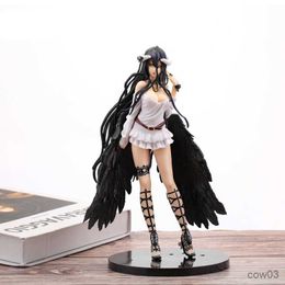 Action Toy Figures 21cm Anime Overlord Albedo Figure Albedo so-bin Ver. Action Figurine Toys Overlord Statue Collection Model Doll Kid Gift R230707