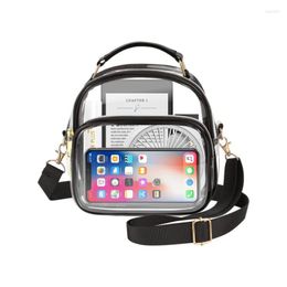 Evening Bags Large Capacity Transparent Crossbody Bag For Both Men And Women Environmentally Friendly PVC Odourless Shoulder Handbag Goin