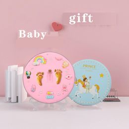 accessories Baby Gift Baby Footprint Air Drying Soft Clay Baby Items Babies Hand Foot Imprint Kit Casting Toys Print Pad Newborn Souvenir