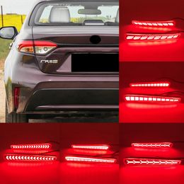 Car LED Reflector rear light For Toyota Corolla L/LE/XLE US 2019 2020 2021 2022 Bumper Light Brake Light dynamic Turn Signal