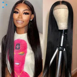 Straight Lace Closure Wig Lace Wigs for Women Human Hair Wigs Preplucked 150% Density