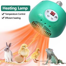 Incubators Farm Smart Heating Lamp Warm Light Chicken Poultry Breeding Thermostatic Temperature Controller Heater 230706