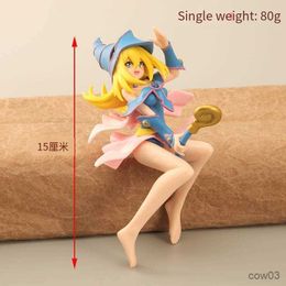 Action Toy Figures 15cm Anime Yu-Gi-Oh! Yugi ATEM Dark Magician Girl Figure Figurine Model Toy Doll Gift R230707