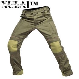 Pants 7 Colours High Quality Surface Waterproof Wearresisting Coyote Khaki Men's Trousers Navy Cargo Pants for Men