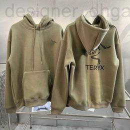 Men's Hoodies & Sweatshirts designer Winter hoodie men thickened wool hooded sweater arc hoodies couple fleece pullover sweaters olive green warm