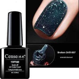 Nail Gel Broken Diamond Nail Polish Gel Colour Disco Gel Clear Glitter Shiny Nail Polish Shiny Red Potherapy UV LED Gel TSLM1 230706