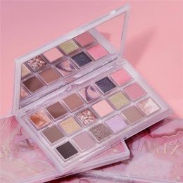 Pants 18 Colors Eyeshadow Palette Extreme Rose Quartz Matte Shimmer Glitter Flash Eye Shadow Disk Ins Shiny Eye Shadow Winter New Hot