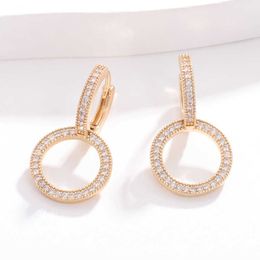 Huggie Hoop Clip on Earring Cute Jewelry with Diamonds Ear Ring Rose Gold Womens Double Hoop for Women Girls Iced Out Cz Cubic Zirconia Piercing Earrings Wholesale