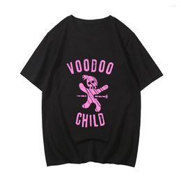 Men's T Shirts Voodoo Child Tshirts For Men Cotton Short Sleeve Tees Unisex Summer Clothing Customised Prevalent Blouse Boys And Girls