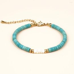 Link Bracelets Go2boho Minimalist Turquoise Friendship For Women Boho Summer Beach Fashion Jewellery