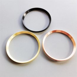 Watch Repair Kits Mod SKX007 Parts 30.5mm Gold Black Brushed Chapter Ring Inster Fit For 5 SKX009 SRPD Men's Diving