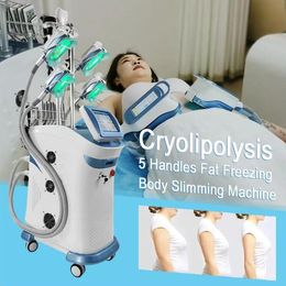 Salon use fat freeze lose weight cavitation criolipoliziz fat freezing machine Body Slimming 5 Head Freeze fat removal Body shaping weight loss machine