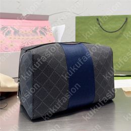 Zipper Designer Mens Cosmetic Bag Woman Luxury Makeup Bag Classic Double Letters Toiletry Bag Pouch Fashion Make Up Pochette Vanity Case