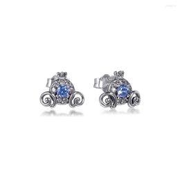 Stud Earrings Genuine 925 Sterling Silver For Women DIY Making Est Party Wedding Jewelry Gift Brincos Wholesale