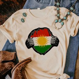 Womens TShirt Kurdistan tshirts women designer tshirts female harajuku clothing 230707