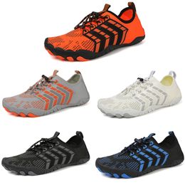 2023 The three-layer structure absorbs moisture wading casual shoes men black Grey white orange sneakers outdoor for all terrains