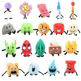 Stuffed Plush Animals 5/7/12/19pcs Bfdi Plushie Battle for Dream Island Plush Toys Stuffed Animal Cartoon Plant Soft Doll Leafy Firey Coiny Kids Gifts L230707