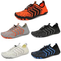 2023 wear resistant good resilience casual mesh wading shoes men black Grey blue white orange for all terrains