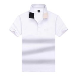 2023 polo shirt mens designer clothes three-imensional collar decoration double-sided cotton Slim classic Breathable Print short sleeve mens fashion shirts M XXL