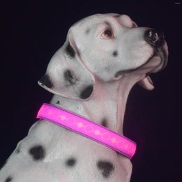 Dog Collars Selling Pets Latest Products Light Up Collar Led 8 Colour Changing 15 Model Rainproof Flash