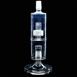 The matrix perc glass hookah nozzle vapexhale hydratube evo is attached to a whip with bracket for smooth and rich penetration (GM-006)