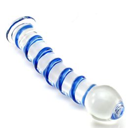 DildosDongs Anal toy crystal glass dildo butt plug anal masturbation G point massage Sex Products toys for women men gay 230706