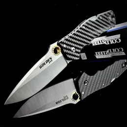 62QCFB Silver Eye Elite Folding Knife 3.5" S35VN Drop Point Blade Carbon Fiber/G10 Handles Outdoor Survival hunting Camping Pocket Knives EDC AD20.5 Tools