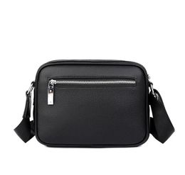 Messenger Bags for Men Designer Leather Business Travel Shoulder Bags Luxury Briefcase Large Capacity Quality Handbag Gift