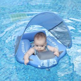 Sand Play Water Fun Baby Float Lying Swimming Rings Infant Waist Swim Ring Toddler Swim Trainer Non-inflatable Buoy Pool Accessories Toys Flotador 230706