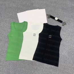 Cropped Top T Shirts Women Knits Tee Knitted Sport Top Tank Tops Woman Vest Yoga Tees CJG2307079
