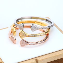 Bangle gold bangle ladies bracelet gold womens men friendship bracelets kit for men infinity Luxury designer Jewellery Fashion Party Wedding gifts Birthday couple