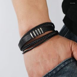 Bangle Retro Multi-Layer Hand-Woven Leather Bracelet Fashion Leisure Couple Souvenir Gift Wholesale