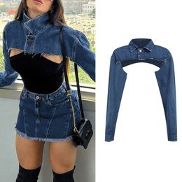 Womens Jackets Female Slim Jean Tops Longsleeve Casual Trendy Basic Ins Korean Cardigan 230707