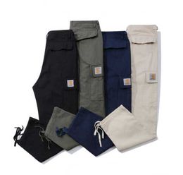 Oversized Mens Pants Carhart Designer Casual Overalls Multi Functional Trousers Pocket Sweatpants Loose Design35ess