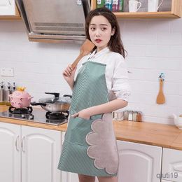 Kitchen Apron Apron Waterproof Kitchen Apron With Side Hand Towel Kitchen Cookware Cute Apron Kitchen Cooking Accessories R230707