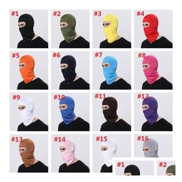 Party Hats 16 Different Outdoor Sports Cycling Sand-Proof Mask Masked Ski Motorcycle Riding Windproof T3I5188 Drop Delivery Home Gar Dhh4B