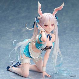 Action Toy Figures BINDing Bunny Girl Aqua Blue Sarah Action Figure Anime Figure Model Toys Collection Doll Gift R230707