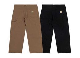 Mens Pants Carhart Designer Pants Casual Loose Work Multifunctional Casual Trousers Men Pocket Sweatpants Loose Design666ess
