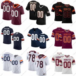 Custom NCAA Virginia Cavaliers College Football Jerseys Brady Bennett Jr. Bracey Butler Carter Cross Holland III Jackson Jones McCarron McDonald Fisher Gaines