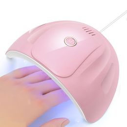 Nail Dryers USB 18 UV Lights Drying Lamp For Curing Gel LED Nail Potherapy Machine Professional Manicure Tool Salon Equipment 230706