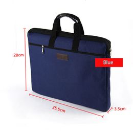 Filing Supplies Documents Briefcase Bag With Handles Zipper 230706