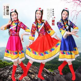 Stage Wear Top Fashion Time-limited Disfraces Dance Costumes Chinese Ethnic Mongolia Tibetan Sleeves Clothes