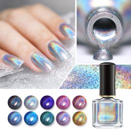 Żel do paznokci Deluxe Lakier do paznokci Shinny Holographics Błyszczący blask Kolorowy 6ml Lakier do paznokci 230706